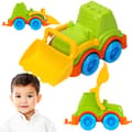 Miniatyrbild 1 av 4: Mini traktor - 5200 - Gul - Funktionell skopa - Klara färger - För barn från 3 år