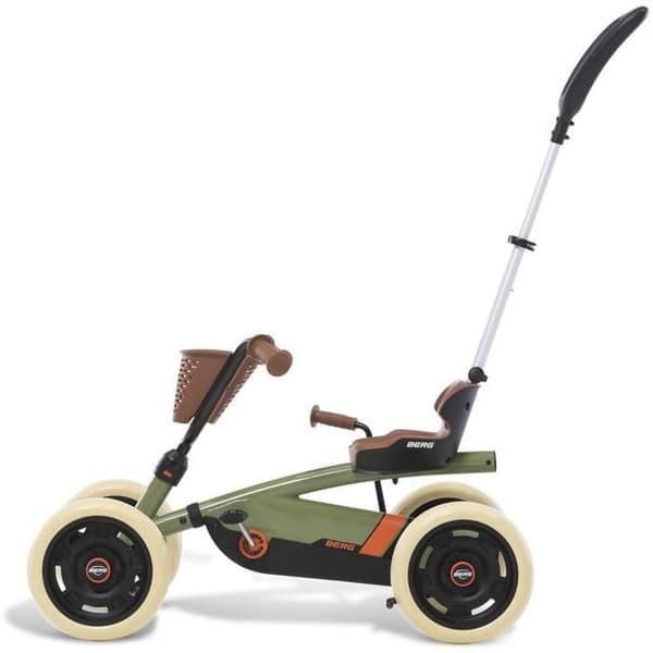 BERG Buzzy Retro 2-i-1 grön pedalkart för barn i åldrarna 2 till 5 år
