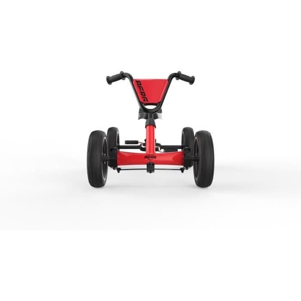 Buzzy Red pedal kart - BERG - För åldrarna 2 till 5 - Justerbar ratt och säte - Supertysta EVA-däck