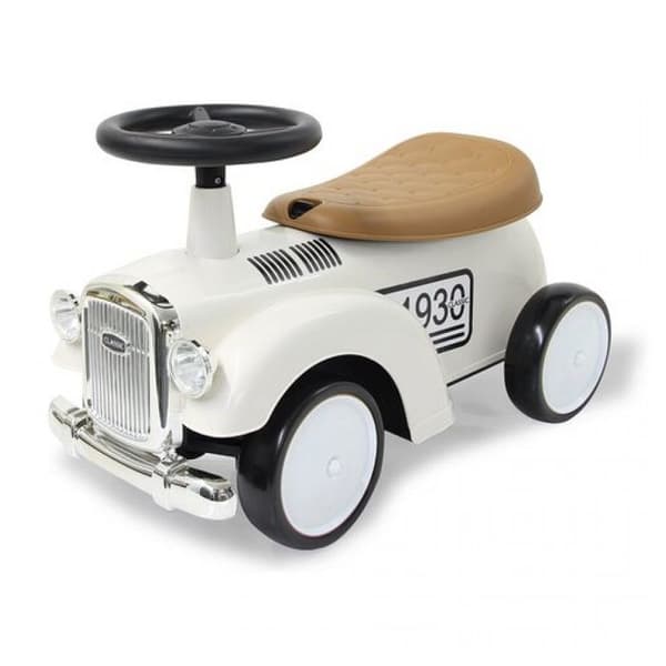 Push-Car Klassisk Bil vit