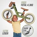Miniatyrbild 2 av 4: Balanscykel - BERG TOYS - Green Retro Biky - Lätt och bekväm - För barn från 2 till 5 år