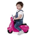 Miniatyrbild 5 av 5: Skoterhållare Vespa Primavera - Rosa - Ljud och ljus - CHICCO