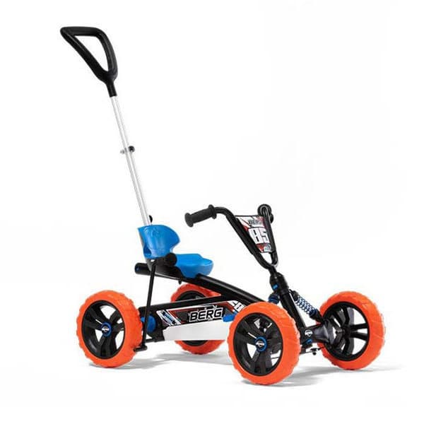 BERG Buzzy Nitro 2 i 1 pedal kart - Blå - För barn i åldrarna 2 till 5 år