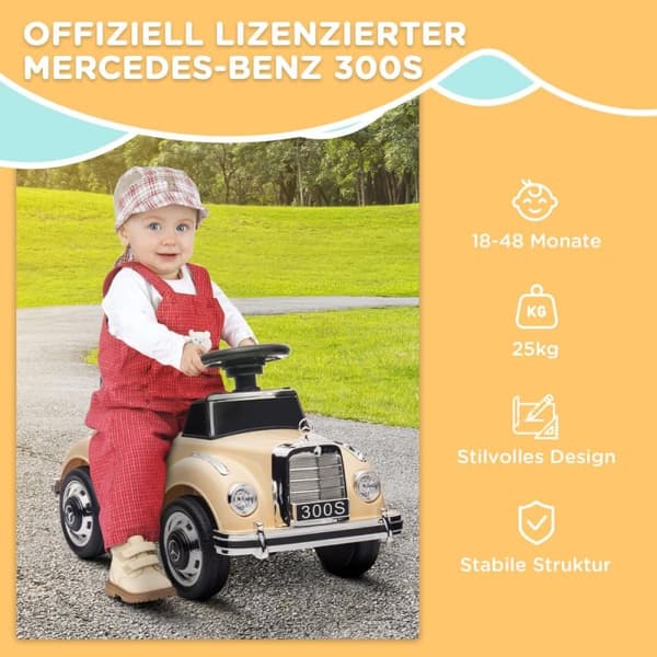 Rutsjebane Bil, 77.5x41.5x45 cm, Beige