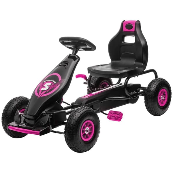 Gokart, 121x58x61 cm, vaaleanpunainen