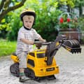 Miniatyrbillede 2 af 9: Ride-On Gravemaskine, 100x43x48.5 cm, Gul og Sort