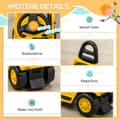 Miniatyrbillede 6 af 9: Ride-on gravemaskine, Sitzbagger, 83x27x39 cm, Gul og Sort