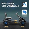 Miniatyrbild 5 av 9: Go-Kart, 121x58x61 cm, Blå Svart