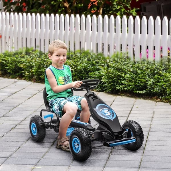 Go-Kart, 121x58x61 cm, Blå Svart