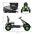 Pikkukuva 3 / 9: Gokart, 121P x 58L x 61K cm, Vihreä
