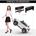 Miniatyrbild 5 av 9: Elektrisk bil för barn, 12V Mercedes-Benz AMG GLC63S COUPE, 115x70x55 cm, Vit