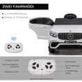 Miniatyrbild 6 av 9: Elektrisk bil för barn, 12V Mercedes-Benz AMG GLC63S COUPE, 115x70x55 cm, Vit