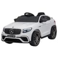 Miniatyrbild 1 av 9: Elektrisk bil för barn, 12V Mercedes-Benz AMG GLC63S COUPE, 115x70x55 cm, Vit