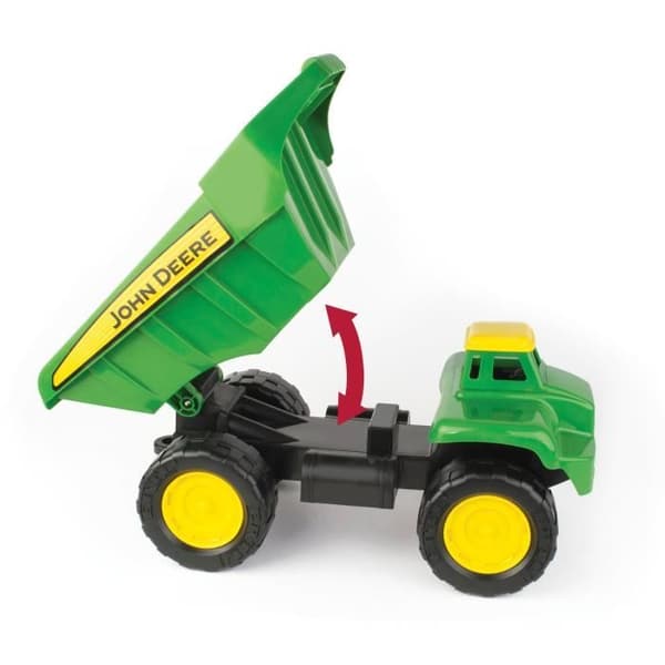 Plast- och ståldumper - TOMY - Maxi John Deere grävmaskin - För barn från 3 år