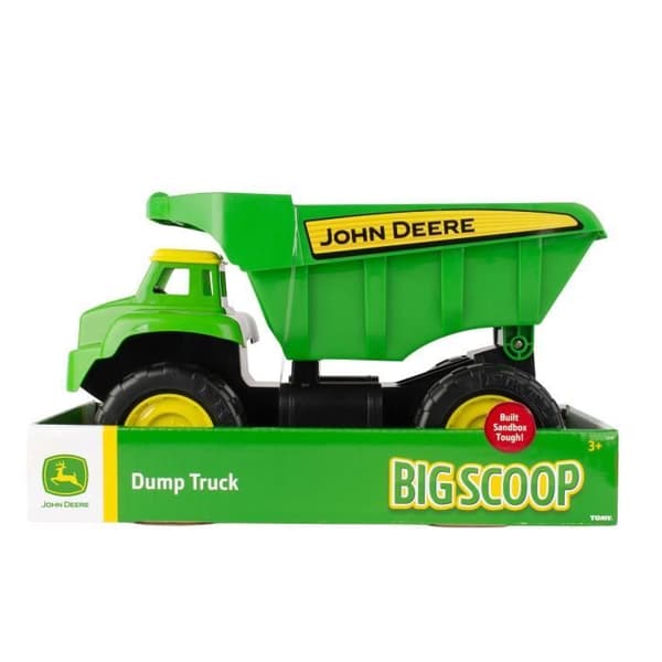 Plast- och ståldumper - TOMY - Maxi John Deere grävmaskin - För barn från 3 år