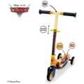 Miniatyrbild 2 av 6: Smoby - Bilar - Hopfällbar sparkcykel - 3 tysta hjul - Trädäck - Gul och flerfärgad - Sparkcykel med justerbart styre