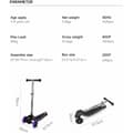 Miniatyrbild 5 av 7: Sparkcykel Ociotrends Eco Future Scooter Purpur 3 hjul