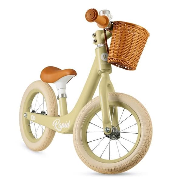 Kinderkraft Draisienne retro RAPID 2 med tillbehör Grön