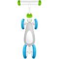 Pikkukuva 2 / 4: Baby Walker -liukujalustainen tasapainopyörä - ergonominen teräsrunko - 4 PVC-pyörää - mukava ja turvallinen - vihreä
