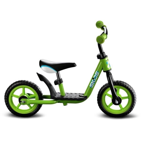 Løbecykel med fodstøtte - Grøn - SKIDS CONTROL
