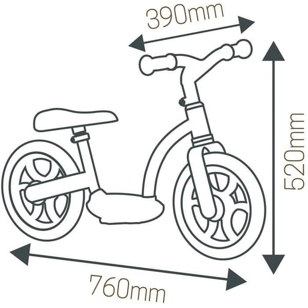 Komfort Balanscykel - Smoby - Unisex - Grön - Utomhus - Barn