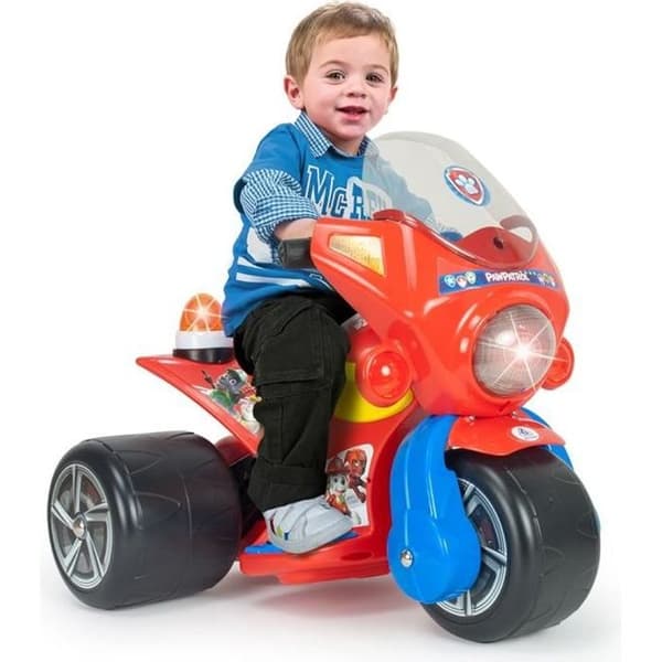 Paw Patrol 6V elektrisk fyrhjuling - INJUSA - Röd - 3 hjul - Pojke - Från 1 år