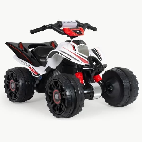 Elektrisk fyrhjuling ATV 12V Mercedes - INJUSA - För barn från 3 år och uppåt - Batteri och laddare ingår