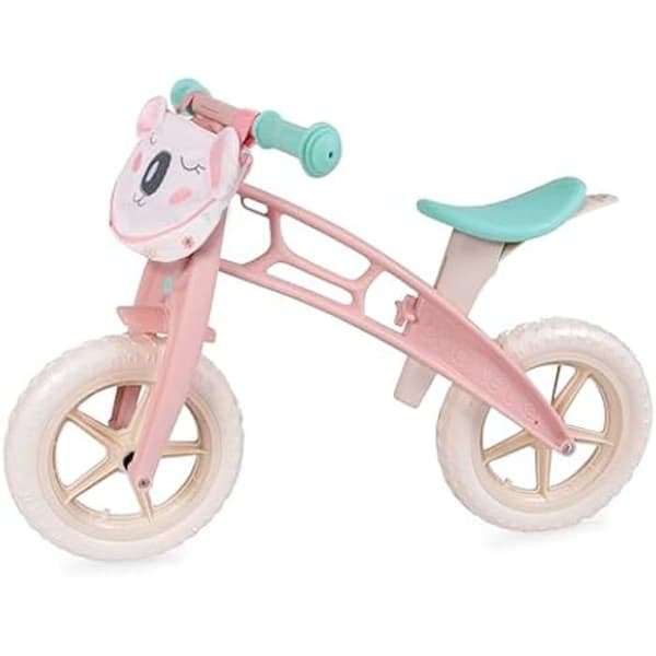 Barncykel - DE CUEVAS LEKSAK - Koala - Rosa och blå - 2 hjul - 53 cm hög
