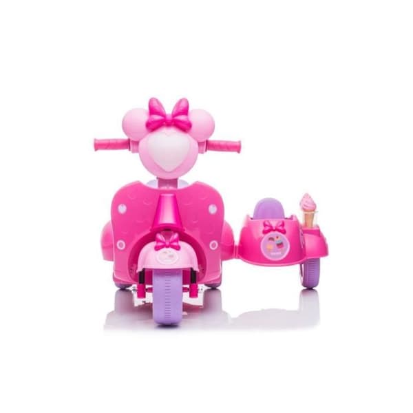 Elmotorcykel för barn JT5258, 6 Volt, 1 Säte(n), Motor: 1 x 35W, Batteri: 6V4Ah, Hastighet: 2,5 km - h, Rosa