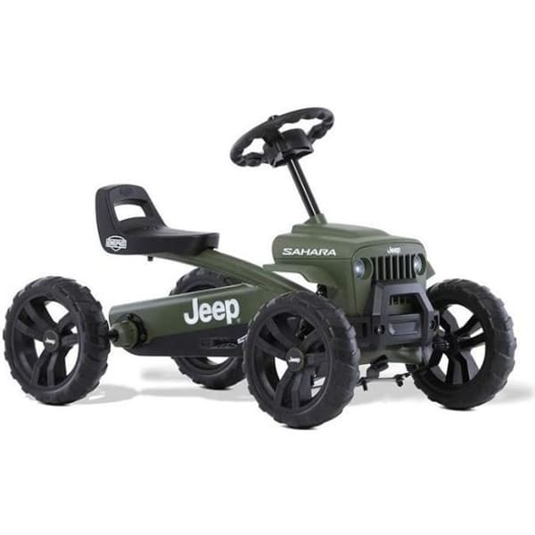 BERG Buzzy JEEP Sahara gokart - För barn i åldrarna 2 till 5 år - All-terrain EVA-däck - Grön