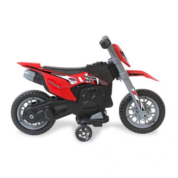 Elmotorcykel för barn - JAMARA - RIDE-ON POWER BIKE RÖD - 6V batteri - För utomhusbruk