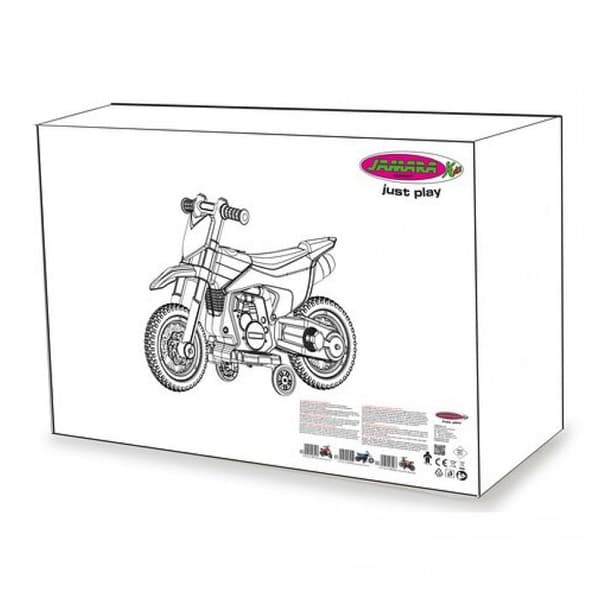 Elmotorcykel för barn - JAMARA - RIDE-ON POWER BIKE RÖD - 6V batteri - För utomhusbruk