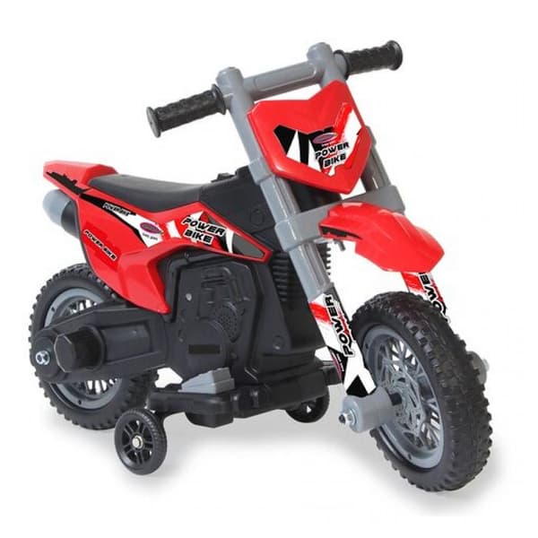 Elmotorcykel för barn - JAMARA - RIDE-ON POWER BIKE RÖD - 6V batteri - För utomhusbruk