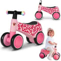 Miniatyrbild 1 av 4: 4-Wheel EVA Balance Bike - LIONELO Sammy - Barncykel - Färgglada lampor - 1-3 år (upp till 30 kg) - Ergonomisk - Rosa