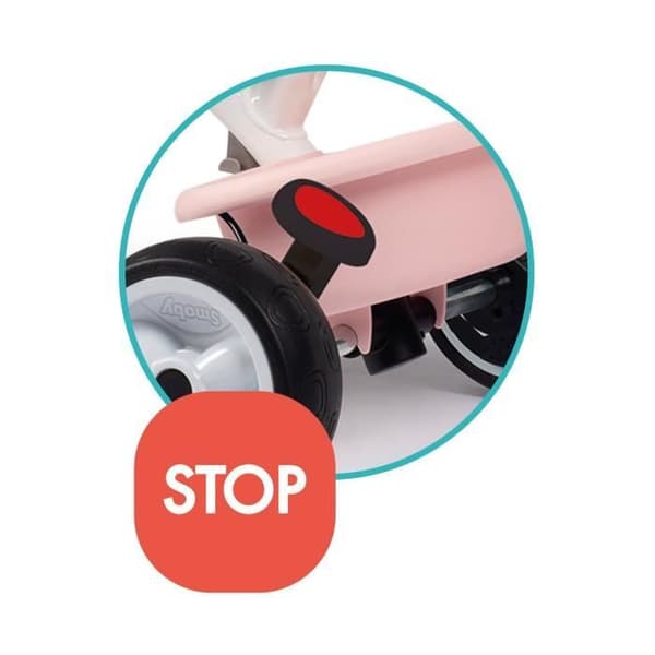 Smoby Balade Plus trehjuling för barn - Rosa