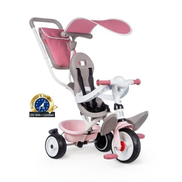 Smoby Balade Plus trehjuling för barn - Rosa