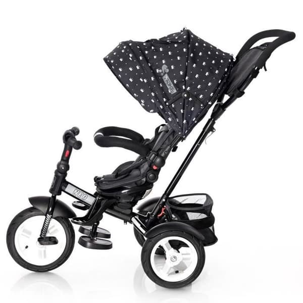 Evolutiv trehjuling för baby/barn Lorelli NEO - Pumpbara hjul - Svart