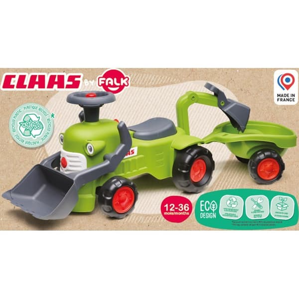 Claas havetraktor med anhænger, læsser og Lumarko skovl!