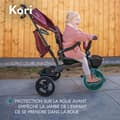 Miniatyrbild 2 av 6: Evolutiv trehjuling 2 i 1 LIONELO Kori - Barnvagn - Vändbar och justerbar stol - Upp till 25 kg - Inkluderar korg - Grå