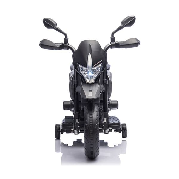 Barnens Elektriska Motorcykel Aprilia Dorsoduro 900 6V med Ljud- och Ljus Effekter Svart