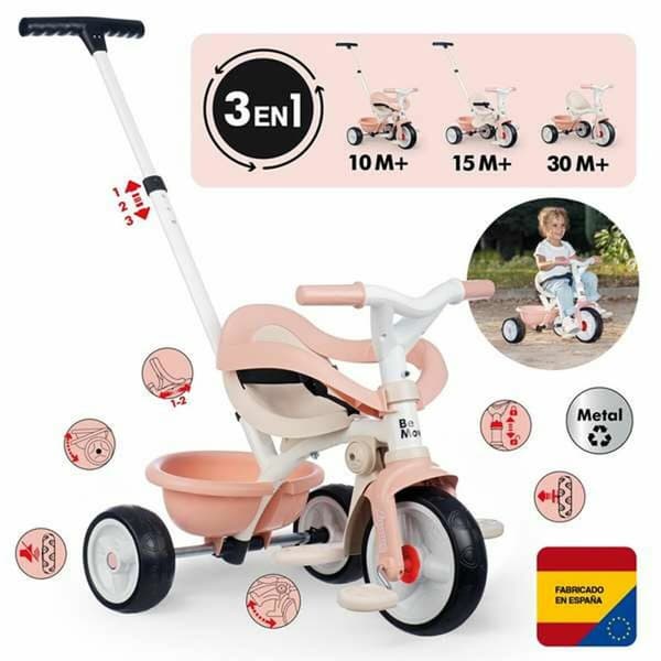 Trehjuling Smoby Be Move Confort Rosa