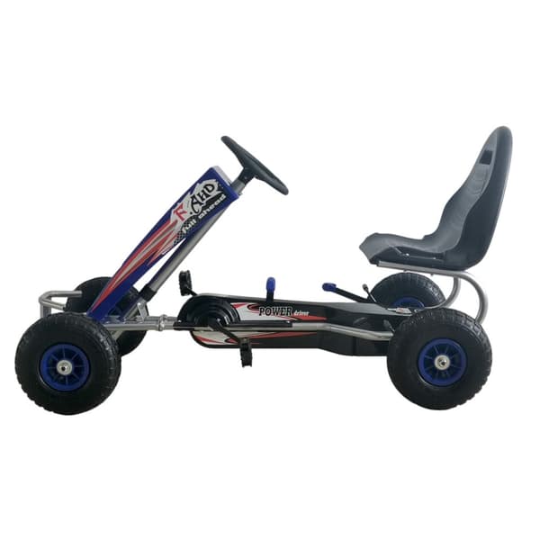 React Pedal Tråbil Racer Blå