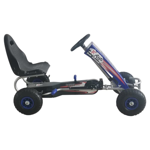 React Pedal Tråbil Racer Blå