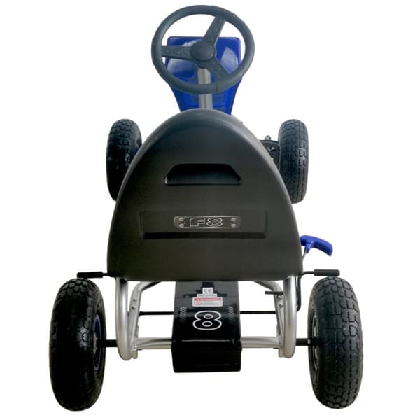 React Pedal Tråbil Racer Blå