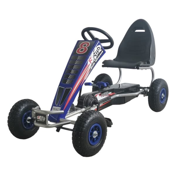 React Pedal Tråbil Racer Blå