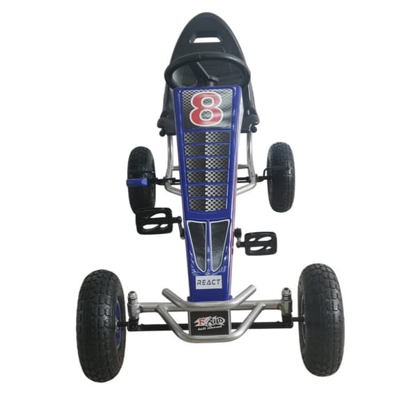 React Pedal Tråbil Racer Blå