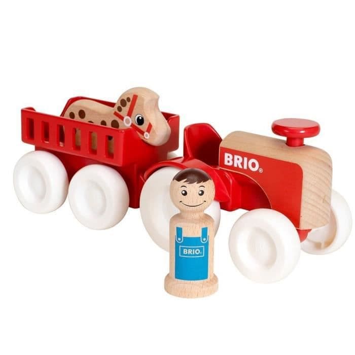 BRIO - Min hjemby - Traktor og trailer