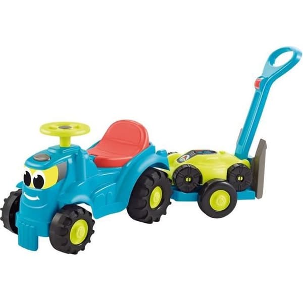ECOIFFIER - 4350 - Traktor släpvagn + gräsklippare 103,5 cm