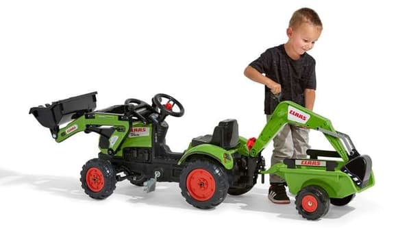 CLAAS Arion 410 grävlastare med grävmaskin