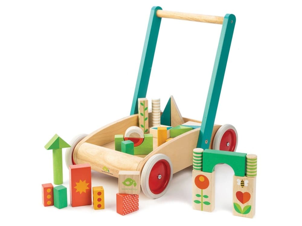 Gåvagn med klossar - Tender Leafs